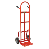 Hand Truck with Reinforced Noseplate - 146RN-HB, Combination Handle, Steel, 51" Height, 800 lbs. Capacity Equipment World
