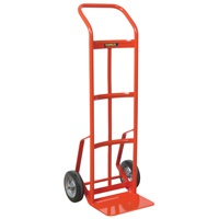 Hand Truck with Reinforced Noseplate - 156RN-HB, Continuous Handle, Steel, 51" Height, 800 lbs. Capacity Equipment World
