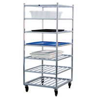 Shelf Cart, 7 Tiers, 28-1/2" W x 69" H x 32" D, 525 lbs. Capacity Equipment World
