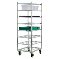 Shelf Cart, 8 Tiers, 20-7/8" W x 67" H x 27" D, 600 lbs. Capacity Equipment World