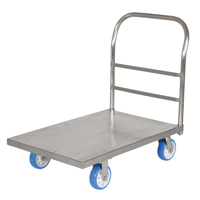 Platform Truck, 36" L x 24" W, 2000 lbs. Capacity, Polyurethane Casters Equipment World