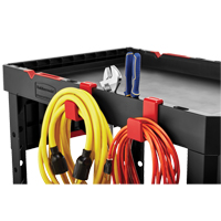 Heavy-Duty Adaptable Utility Cart, 2 Tiers, 17-3/4" x 36" x 46-1/5", 500 lbs. Capacity Equipment World