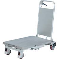 Manual Hydraulic Scissor Lift Table, 27-1/2" L x 17-5/8" W, Partial Stainless Steel, 400 lbs. Capacity Equipment World