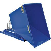 Self-Dumping Hopper, Steel, 1 cu.yd., Blue Equipment World