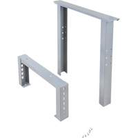 Industrial Duty Leg for Workbench, Steel, 24" D x 34" H, Single Equipment World