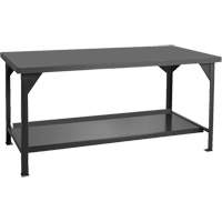 Heavy-Duty Workbench, 48" W x 30" D x 34" H, 4000 lbs. Capacity Equipment World