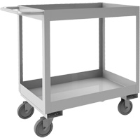 Industrial Grade Shelf Cart, 2 Tiers, 16" W x 34" H x 36-7/16" D, 600 lbs. Capacity Equipment World