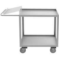 Industrial Grade Order Picking Cart, 39" H x 18-1/8" W x 45" D, 2 Shelves, 1200 lbs. Capacity Equipment World