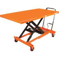 Hydraulic Scissor Lift Table, 63" L x 31-1/2" W, Steel, 1100 lbs. Capacity MP009 | Equipment World