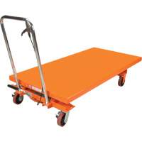 Hydraulic Scissor Lift Table, 63" L x 31-1/2" W, Steel, 1100 lbs. Capacity MP009 | Equipment World