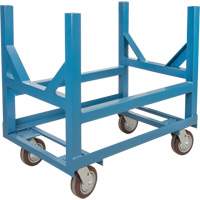 Pipe & Bar Cradle Truck, 24" L x 24" W x 34" H, 2500 lbs. Capacity, Polyurethane Wheels Equipment World