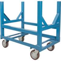 Pipe & Bar Cradle Truck, 24" L x 24" W x 34" H, 2500 lbs. Capacity, Polyurethane Wheels Equipment World