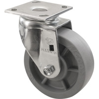 Emaxx Caster, Swivel, 4" (101.6 mm), Envirothane, 1000 lbs. (453.6 kg.) Equipment World
