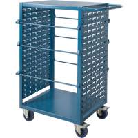 Mobile Wire Spool Cart, Steel, 6 Rod, 21" W x 48" H x 38" D, 1200 lbs. Capacity Equipment World