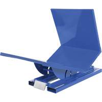 Open Sided Hopper, Steel, 1 cu.yd., Blue Equipment World