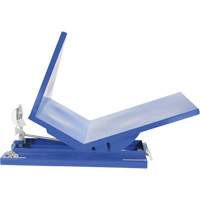 Open Sided Hopper, Steel, 1 cu.yd., Blue Equipment World