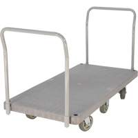 Heavy Duty Plastic Platform Truck, 60" L x 30" W, 3000 lbs. Cap., Polyurethane Wheels Equipment World