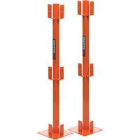 ProGuards Temporary Guard Rail Posts, 8" W x 39" H, Orange Equipment World