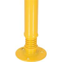 Borne de protection &agrave; ressort, Acier, 42" h x 2-1/8" la, Jaune Equipment World