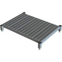 Adjustable Height One-Step Work Platform, 24" W x 36" D, 800 lbs. Capacity, All-Welded Equipment World