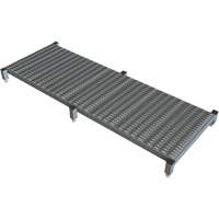 Adjustable Height One-Step Work Platform, 24" W x 71" D, 800 lbs. Capacity, All-Welded Equipment World