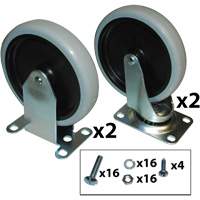 Utility Cart Caster Kit Equipment World