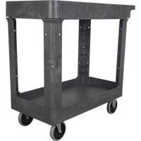 Chariot utilitaire pour l'entretien, 2 tiers, 16-1/2" x 32-1/2" x 34-1/2", Capacit&eacute; 550 lb Equipment World