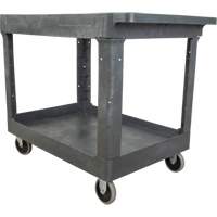 Chariot utilitaire pour l'entretien, 2 tiers, 24-5/8" x 32-1/2" x 40", Capacit&eacute; 550 lb Equipment World