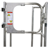EdgeHalt&reg; Ladder Safety Gate, 20-7/8" H x 30"- 40" W Equipment World