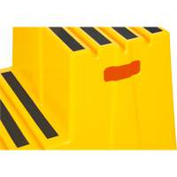 Industrial Step Stool, 2 Steps, 26" x 22-7/16" x 19-11/16" High Equipment World
