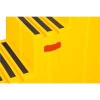 Industrial Step Stool, 3 Steps, 34-13/16" x 22-7/16" x 28-1/2" High Equipment World