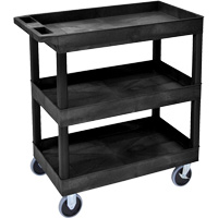 Tub Cart, 3 Tiers, 35-1/4" x 37-1/4" x 18", 375 lbs. Capacity Equipment World