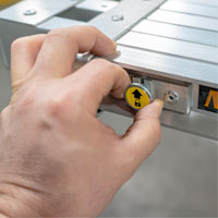 Telescoping Work Plank, 204" W x 12" D, 250 lbs. Capacity, Knocked Down Equipment World