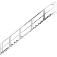 SmartStairs 17-21 Steps Modular Construction Stair System, 157-1/2" H Equipment World