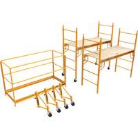 Complete 12' Drywall Baker Scaffold Tower Set, 58-1/2" D x 183" H Equipment World