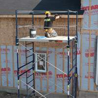 Complete Scaffold Tower with Casters, 69-1/2" D x 178" H Equipment World