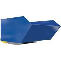 Heavy-Duty H-Style Bump & Dump Hopper, Steel, 1 cu.yd., Blue Equipment World