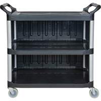 Chariot utilitaire, 3 tiers, 19-3/4" x 37-1/2" x 40-1/4", Capacit&eacute; 250 lb Equipment World