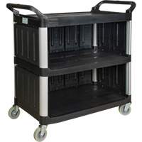 Chariot utilitaire, 3 tiers, 19-3/4" x 37-1/2" x 40-1/4", Capacit&eacute; 250 lb Equipment World