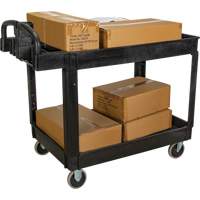 Chariot utilitaire, 2 tiers, 25-5/8" x 33-1/2" x 43-3/4", Capacit&eacute; 550 lb Equipment World