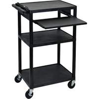 Electric Utility Cart, 3 Tiers, 24" x 42" x 18", 300 lbs. Capacity Equipment World
