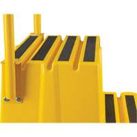 Escabeau industriel, 4 marches, 44" x 22-1/4" x Hauteur 65-1/8" Equipment World