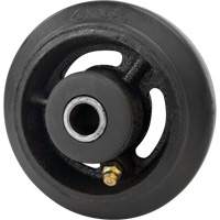 Mold-On Rubber Wheel, 4" (102 mm) Dia. x 1-1/2" (38 mm) W, 350 lbs. (158 kg.) Capacity Equipment World