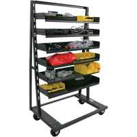 Single-Sided Heavy Duty A-Frame Cart with 6 Trays, 38" x 25" x 63", 2500 lbs. Capacity Equipment World