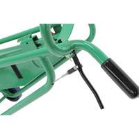 Powered Drum Hand Truck with Pneumatic Wheels Equipment World