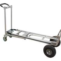 3-in-1 Convertible Hand Truck, Aluminum, 600 lbs. Capacity Equipment World