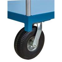 Heavy-Duty Platform Truck, 48" L x 24" W, 1200 lbs. Capacity, Flat Free Casters Equipment World