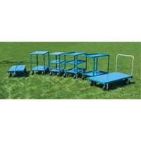 Heavy-Duty Platform Truck, 48" L x 24" W, 1200 lbs. Capacity, Flat Free Casters Equipment World