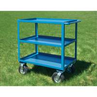 Outdoor Shelf Cart, 3 Tiers, 18" W x 39" H x 33" D, 1200 lbs. Capacity Equipment World