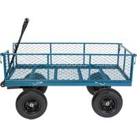 Wagon avec c&ocirc;t&eacute;s rabattables, 24" la x 48" la x Capacit&eacute; 800 lb Equipment World
